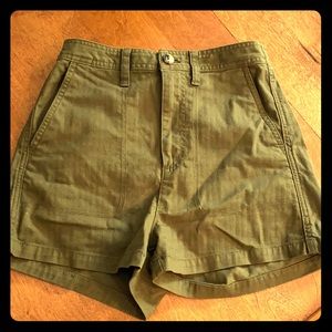 Madewell kale camp shorts